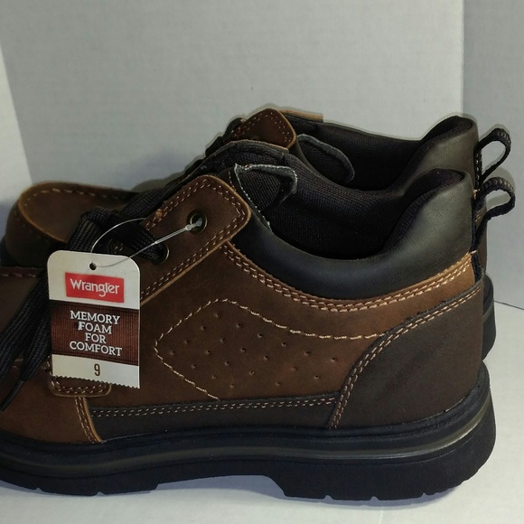 Wrangler Shoes Wrangler Mens Brown Midboot Wmemory Foam